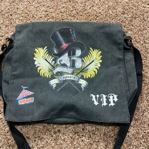 Britney Spears Tote Messenger Bag 2009 Circus Big Apple Tour Concert Merch